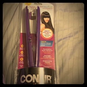 Conair 1in Tourmaline Ceramic Flat Iron